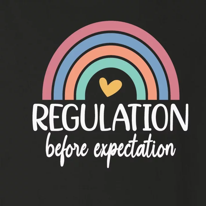 Regulation Before Expectation Neurodiversity Therapist Toddler Long Sleeve Shirt