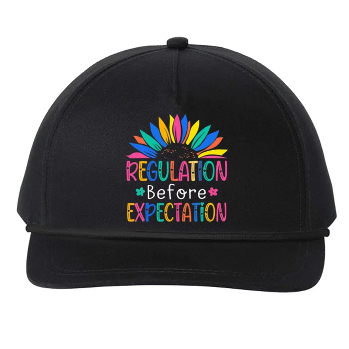 Regulation Before Expectation Snapback Five-Panel Rope Hat