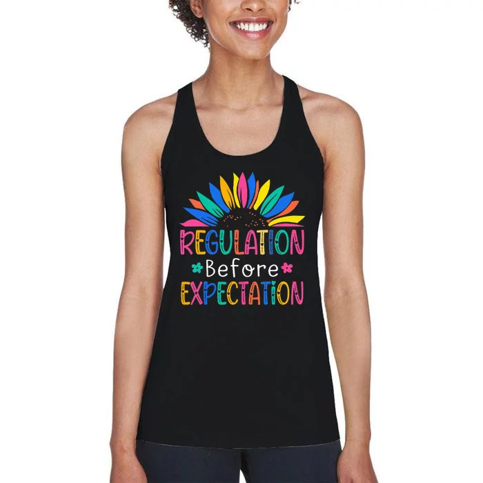 Regulation Before Expectation Women's Racerback Tank