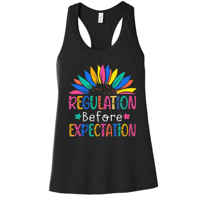 Regulation Before Expectation Women's Racerback Tank