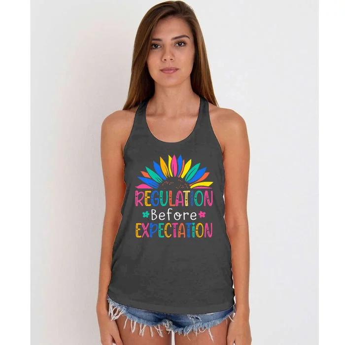 Regulation Before Expectation Women's Knotted Racerback Tank