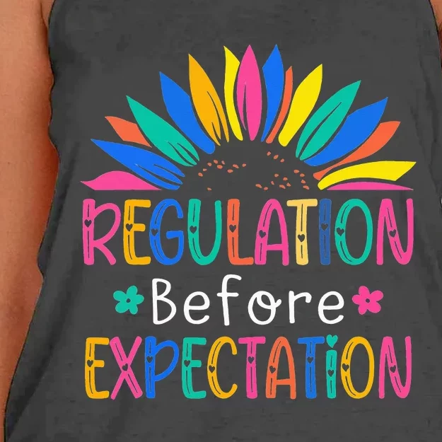 Regulation Before Expectation Women's Knotted Racerback Tank