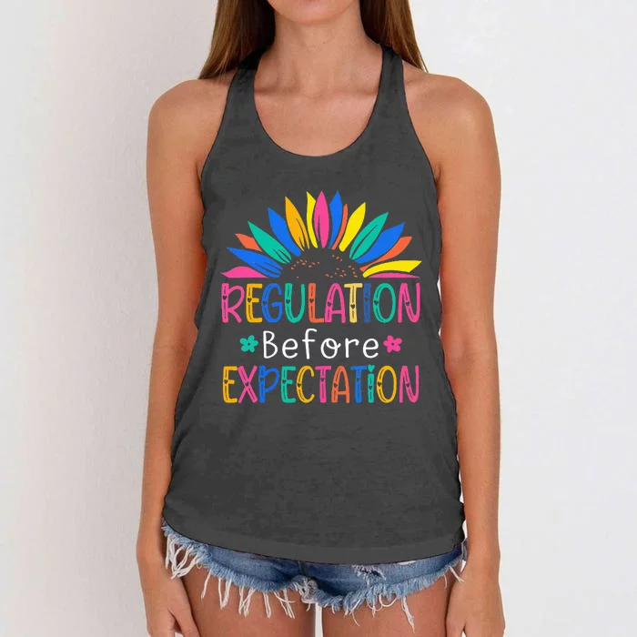 Regulation Before Expectation Women's Knotted Racerback Tank