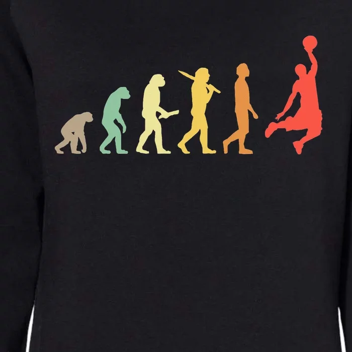 Retro Basketball Evolution Gift For Basketball Players Womens California Wash Sweatshirt