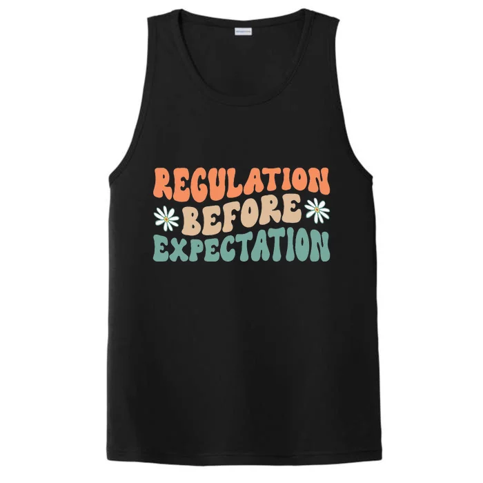 Regulation Before Expectation Retro Neurodiversity Therapist Performance Tank