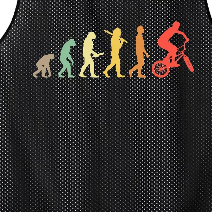 Retro Bmx Evolution Gift For Bmx Riders Mesh Reversible Basketball Jersey Tank