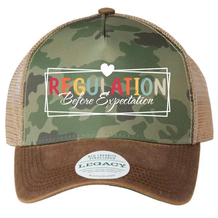 Regulation Before Expectation Autism Awareness Acceptance Legacy Tie Dye Trucker Hat