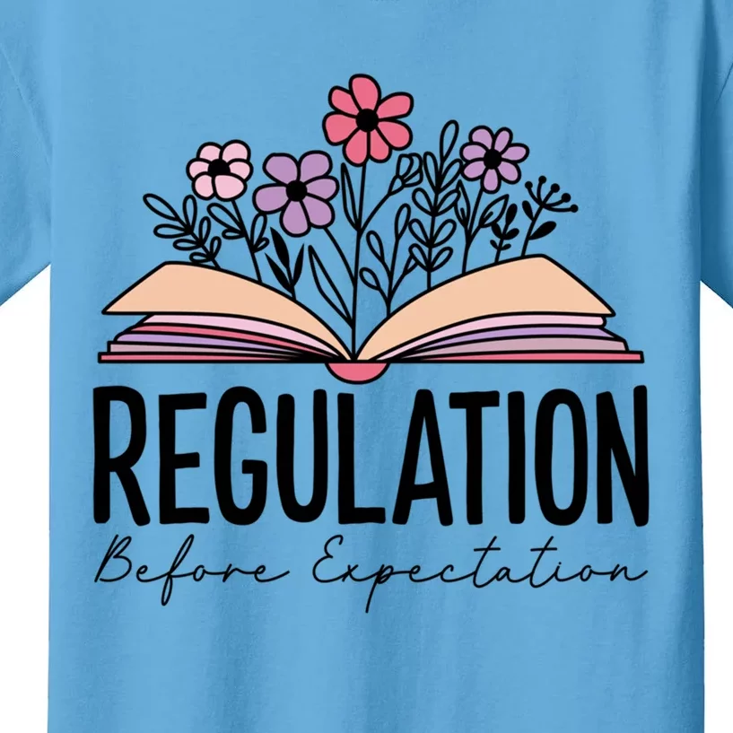 Regulation Before Expectation Special Education Sped School Gift Kids T-Shirt