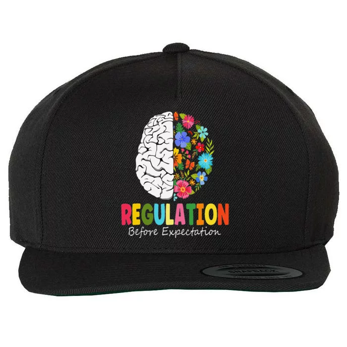 Regulation Before Expectation Wool Snapback Cap