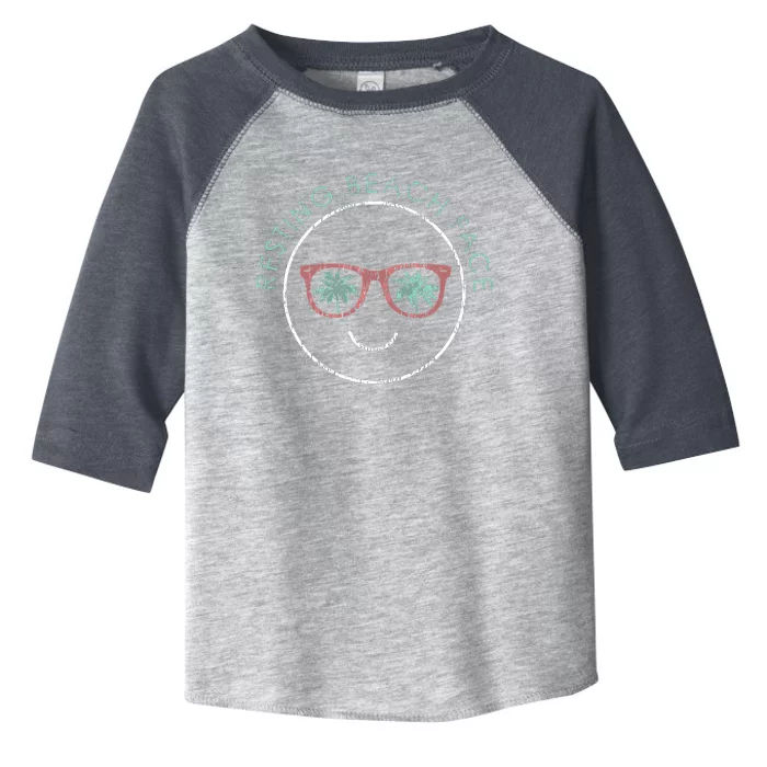 Resting Beach Face Toddler Fine Jersey T-Shirt