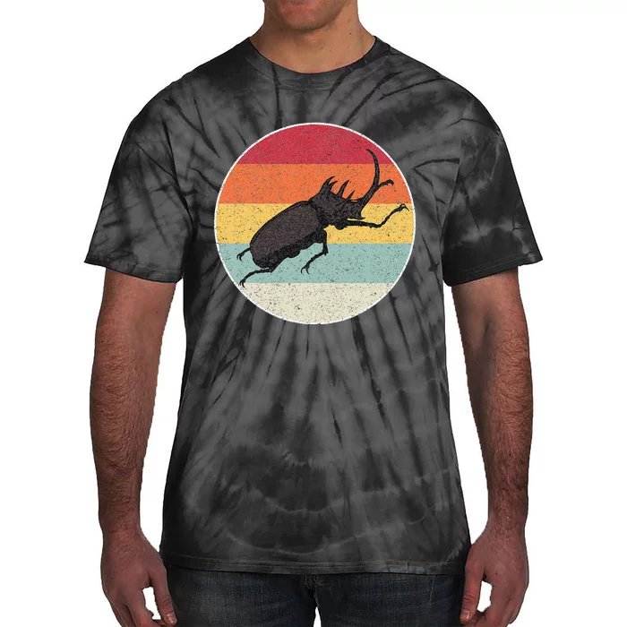 Rhinoceros Beetle Fighting Beetle Kabutomushi Tie-Dye T-Shirt