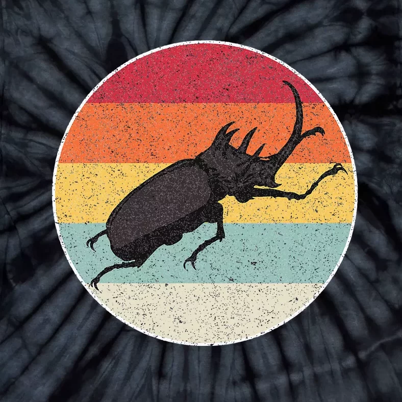 Rhinoceros Beetle Fighting Beetle Kabutomushi Tie-Dye T-Shirt