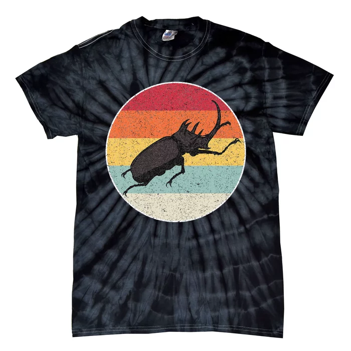 Rhinoceros Beetle Fighting Beetle Kabutomushi Tie-Dye T-Shirt