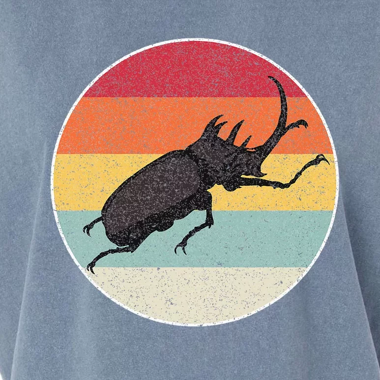 Rhinoceros Beetle Fighting Beetle Kabutomushi Garment-Dyed Women's Muscle Tee