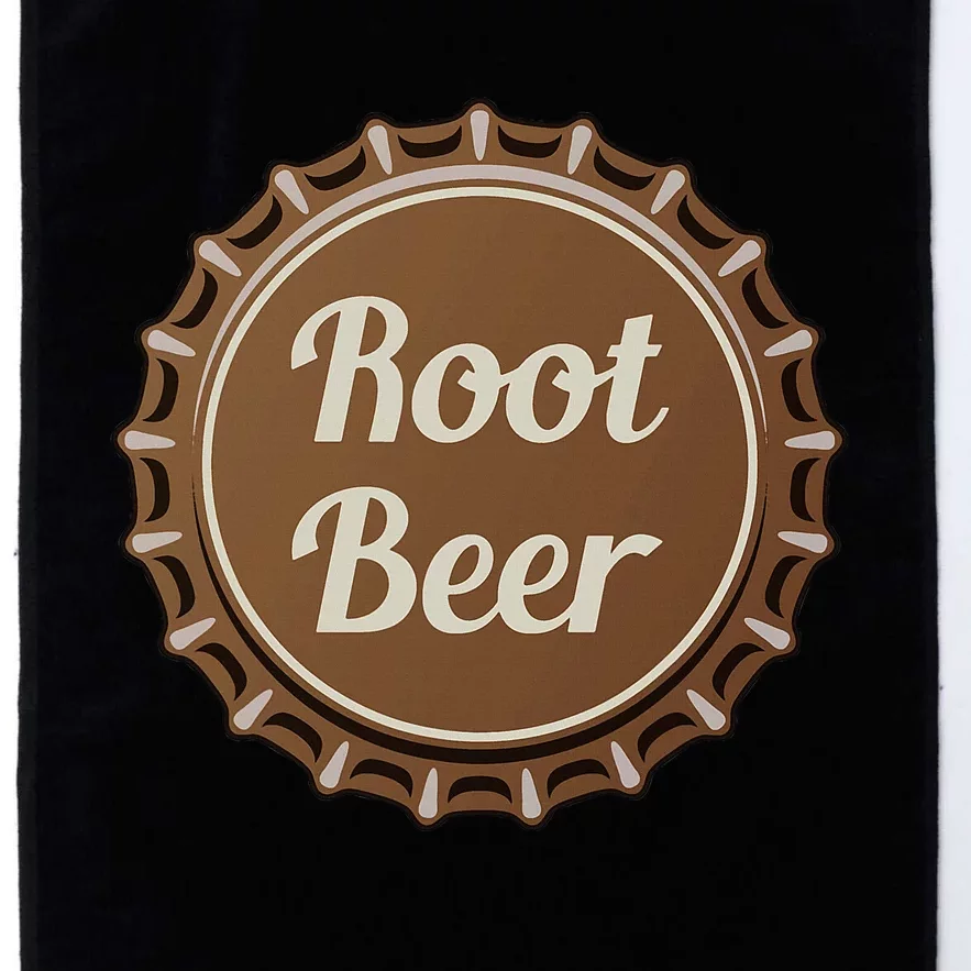 Root Beer Fizzy Soda Water Bottle Lid Platinum Collection Golf Towel