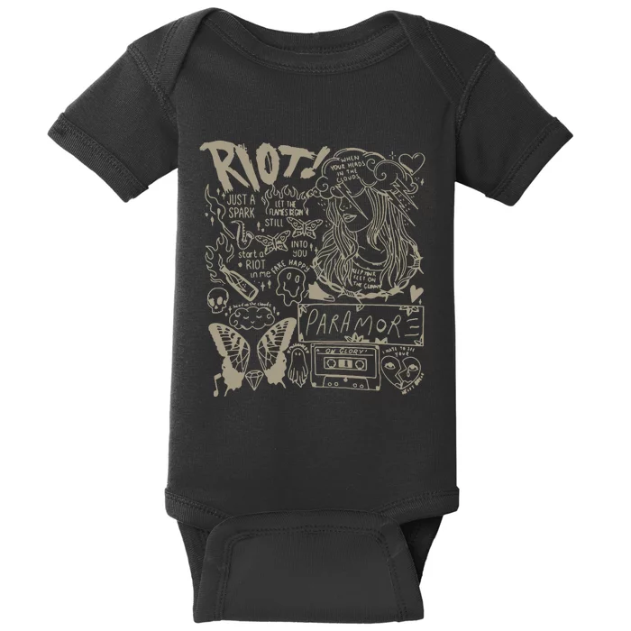 Rock Band Fan Gift Baby Bodysuit