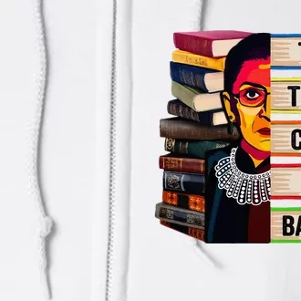 Rbg Book Feminist Read Banned Books Girl Bookworm Full Zip Hoodie