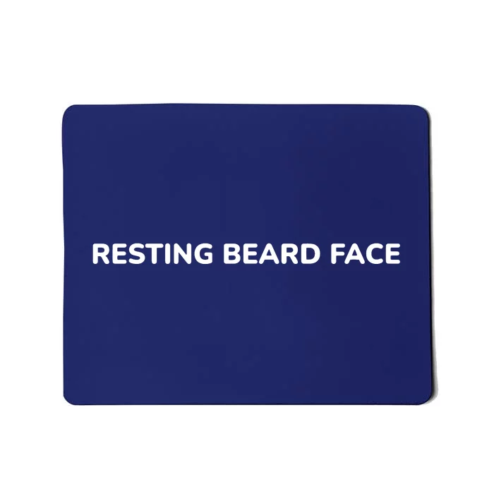 Resting Beard Face Mousepad