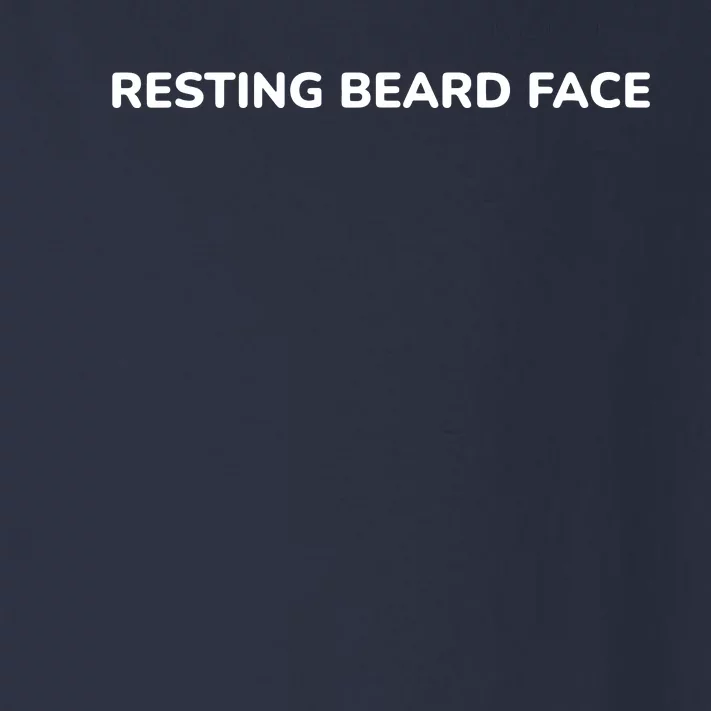 Resting Beard Face Toddler Long Sleeve Shirt