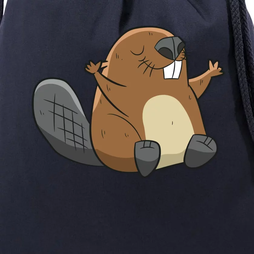 Rodent Beaver Funny Beaver Costume Cool Beaver Drawstring Bag