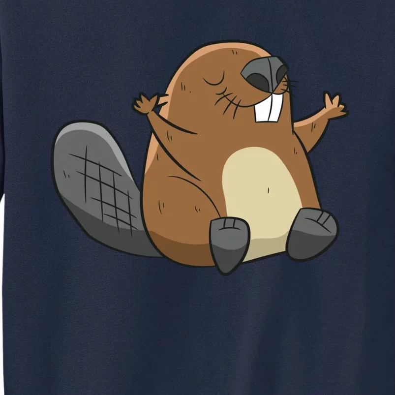 Rodent Beaver Funny Beaver Costume Cool Beaver Tall Sweatshirt