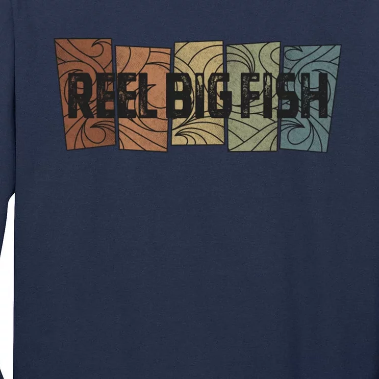 Reel Big Fish Retro Pattern Tall Long Sleeve T-Shirt