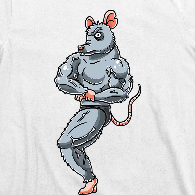 Rat Bodybuilding Fitness Gym Motivation Bodybuilder T-Shirt