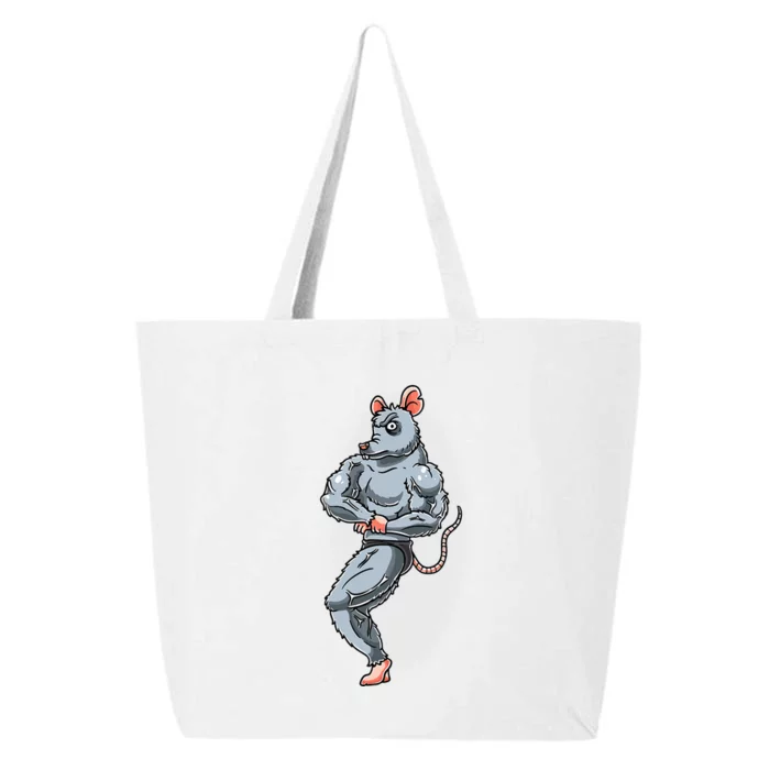 Rat Bodybuilding Fitness Gym Motivation Bodybuilder 25L Jumbo Tote