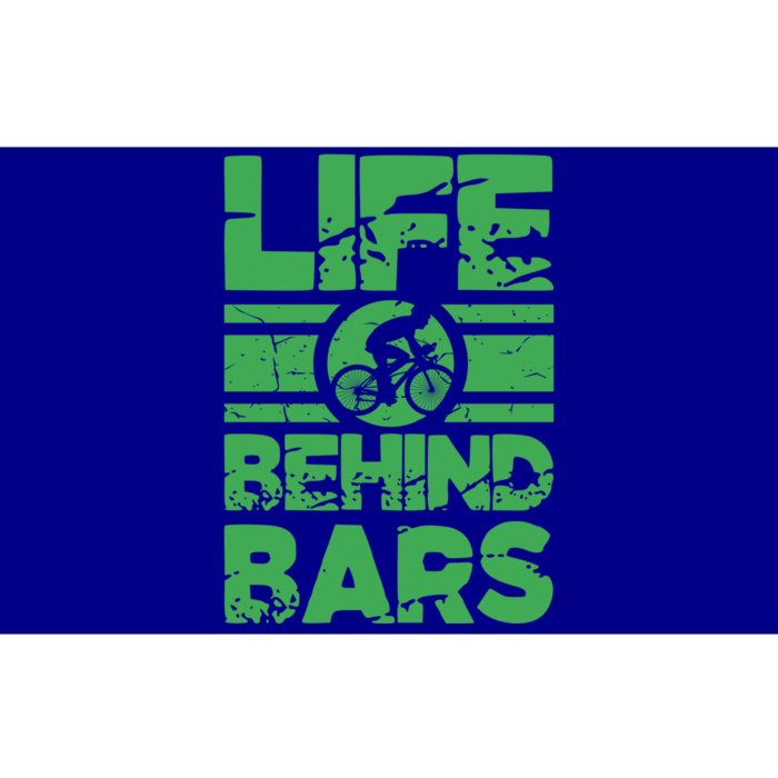 Road Biker Funny Cycling Cyclist Life Behind Bars Gift Bumper Sticker