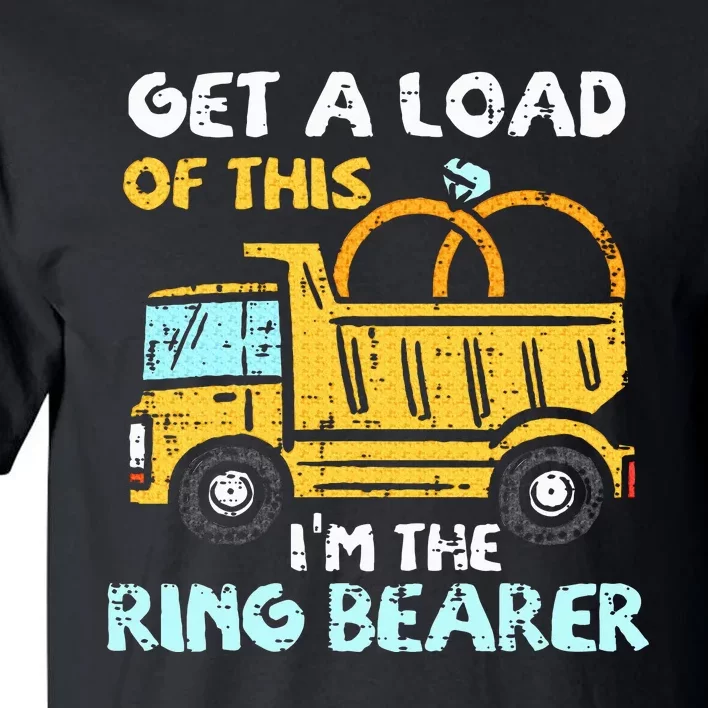 Ring Bearer Funny Wedding Party Truck Tall T-Shirt