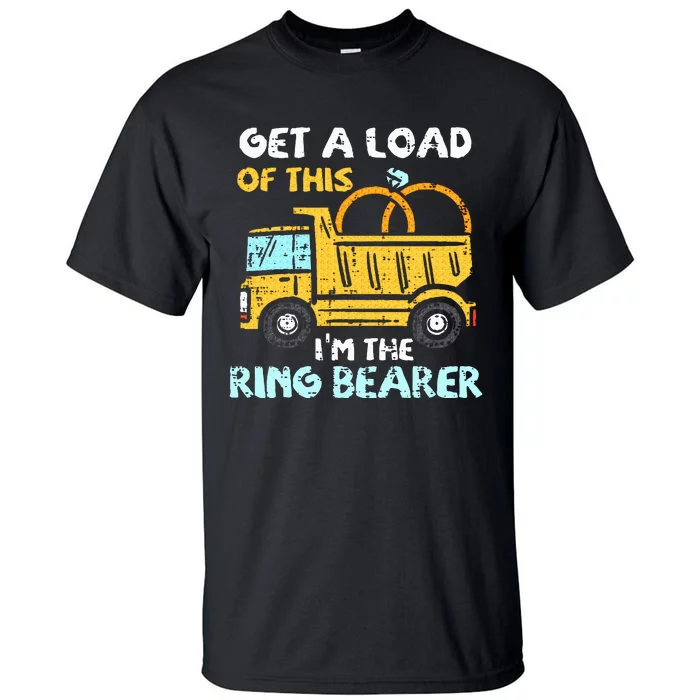 Ring Bearer Funny Wedding Party Truck Tall T-Shirt