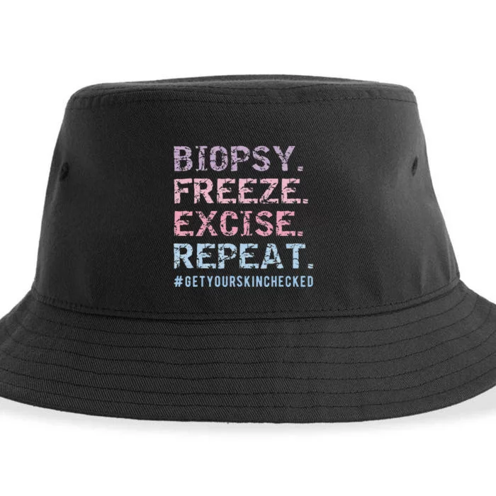 retro Biopsy Freeze Excise Repeat Dermatology Sustainable Bucket Hat