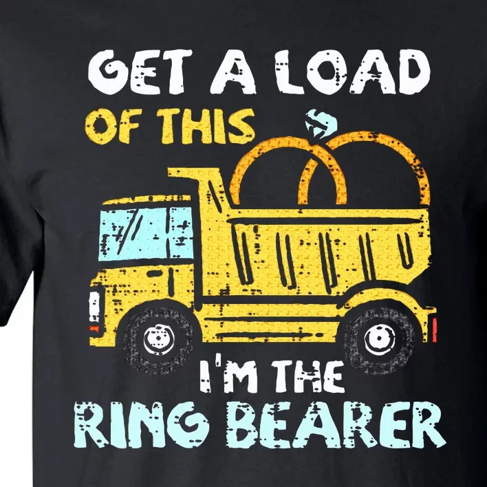 Ring Bearer Funny Wedding Party Truck Boy Tall T-Shirt