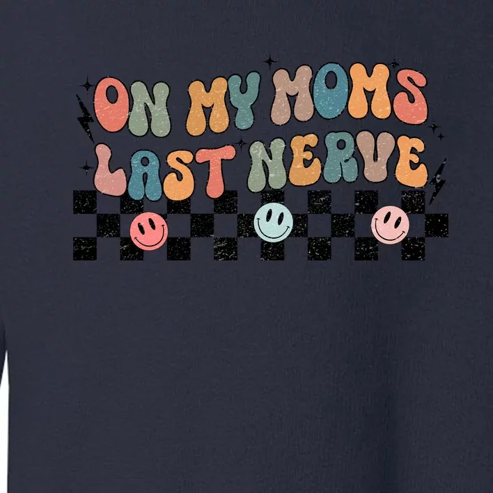 Retro Baby Funny Mom Toddler Sweatshirt