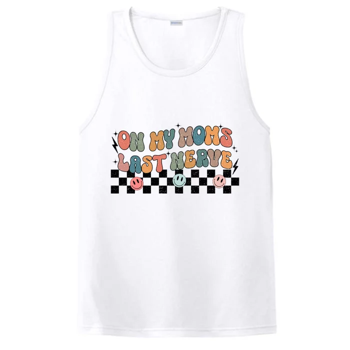 Retro Baby Funny Mom Performance Tank