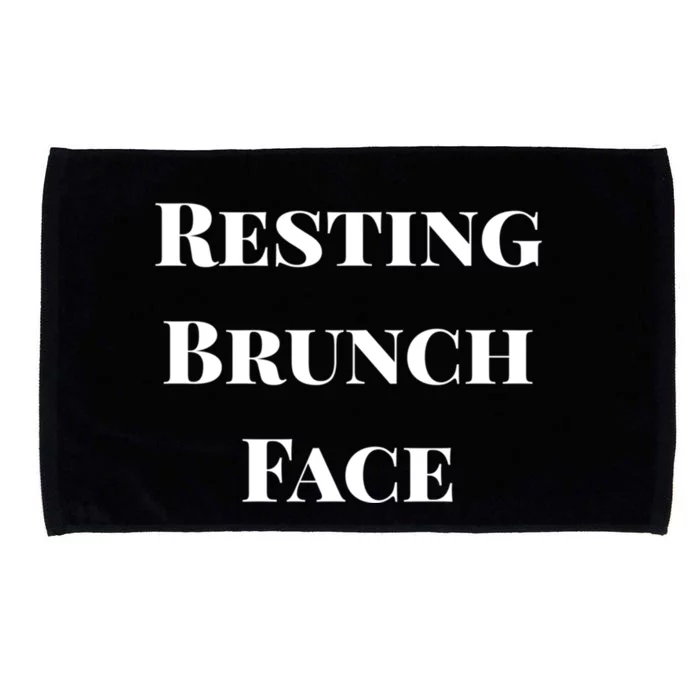 Resting Brunch Face Cool Gift Cute Gift Microfiber Hand Towel