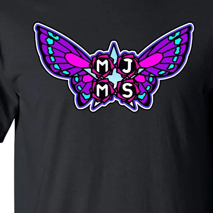 Rose Butterfly Friendship Team Fun Tall T-Shirt