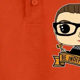 RBG Be Independent Cartoon Ruth Ginsburg Dry Zone Grid Performance Polo