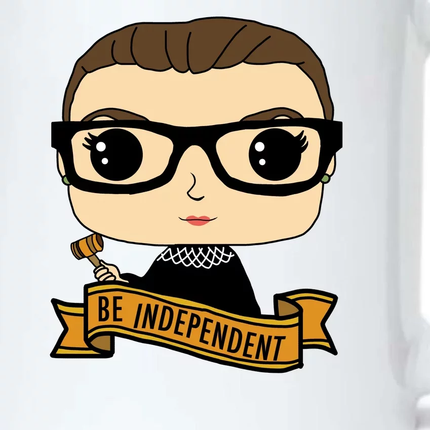 RBG Be Independent Cartoon Ruth Ginsburg Black Color Changing Mug