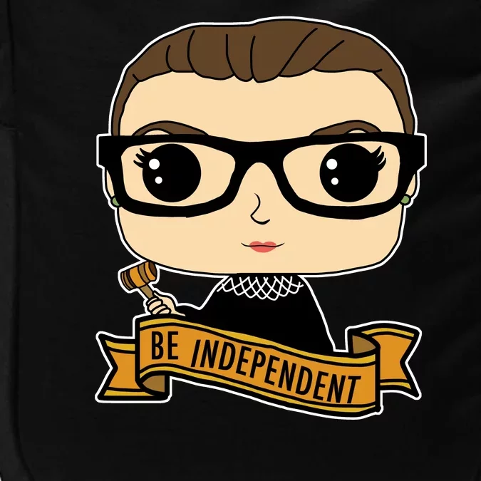 RBG Be Independent Cartoon Ruth Ginsburg Impact Tech Backpack