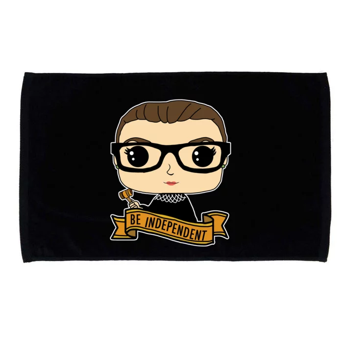 RBG Be Independent Cartoon Ruth Ginsburg Microfiber Hand Towel