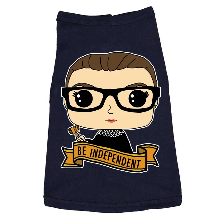 RBG Be Independent Cartoon Ruth Ginsburg Doggie Tank