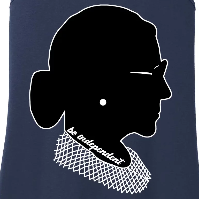 RBG Be Independent Classic Ruth Ginsburg Ladies Essential Tank