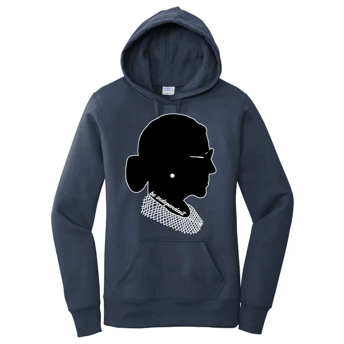 RBG Be Independent Classic Ruth Ginsburg Women's Pullover Hoodie