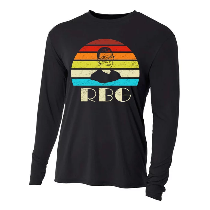 RBG Classic Ruth Bader Ginsburg Cooling Performance Long Sleeve Crew