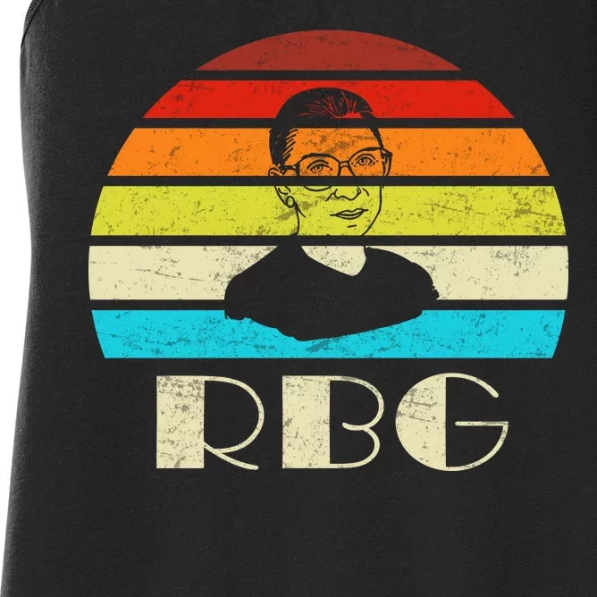 RBG Classic Ruth Bader Ginsburg Women's Racerback Tank