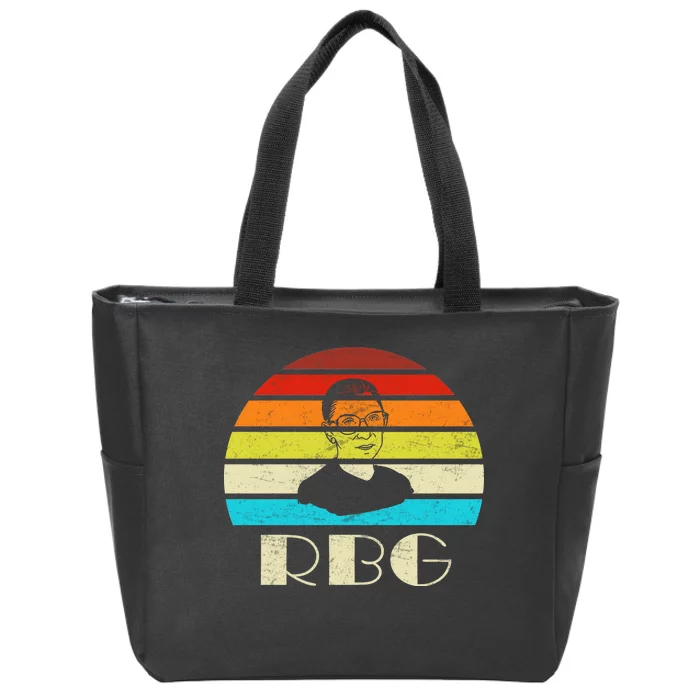 RBG Classic Ruth Bader Ginsburg Zip Tote Bag