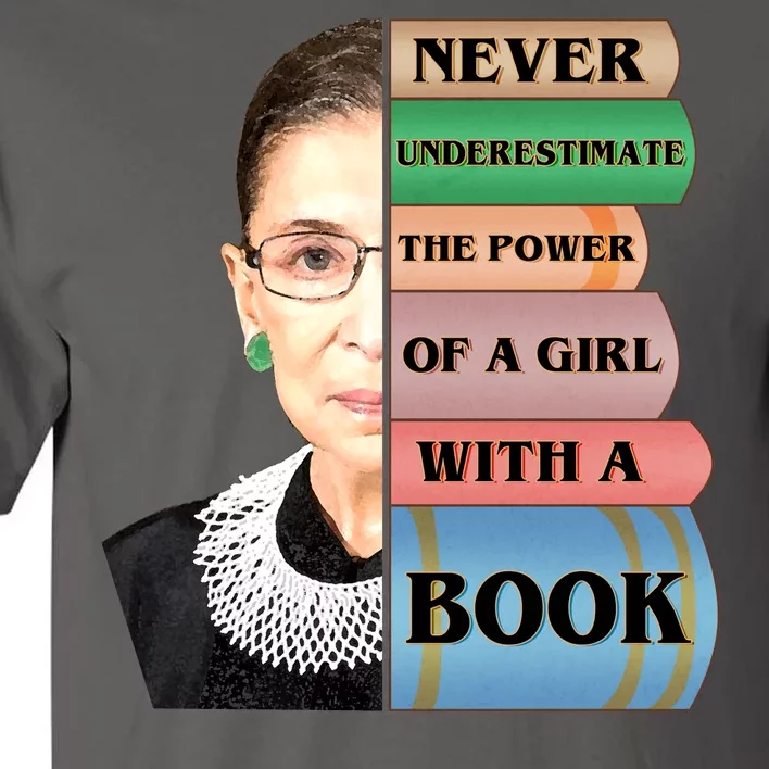 RBG Never Underestimate Ruth Bader Ginsburg Tall T-Shirt