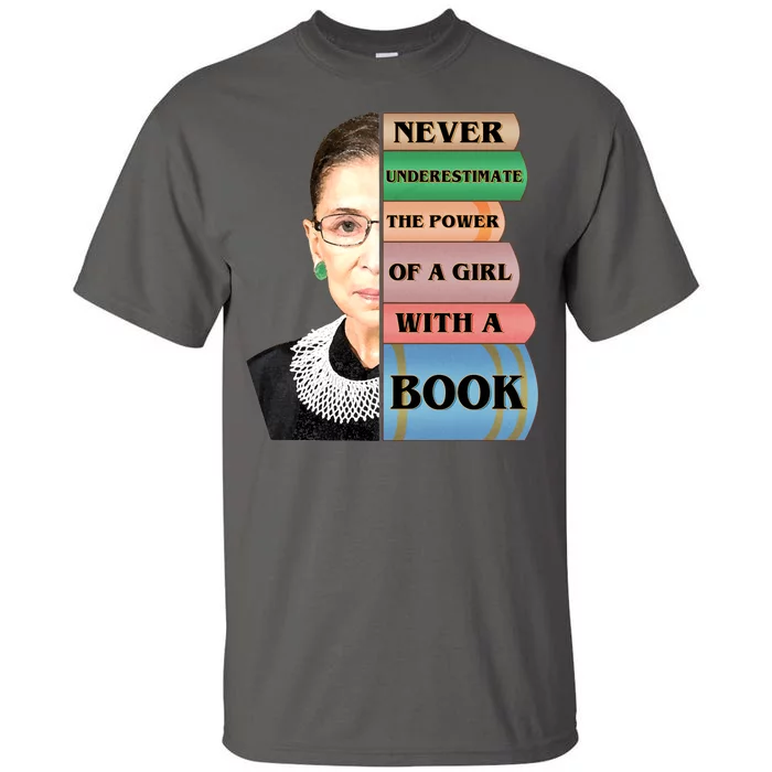 RBG Never Underestimate Ruth Bader Ginsburg Tall T-Shirt