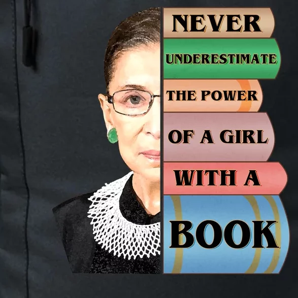 RBG Never Underestimate Ruth Bader Ginsburg Daily Commute Backpack